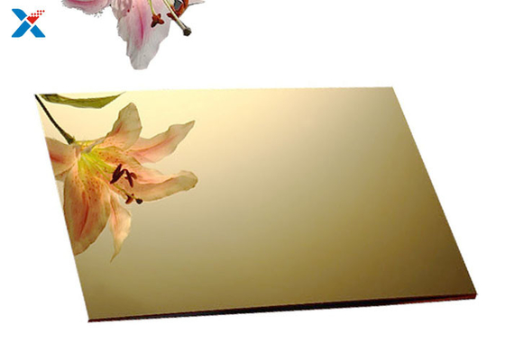 تخته های پلاستیکی Perspex ورق اکریلیک طلایی 3 میلی متری برای تزئین