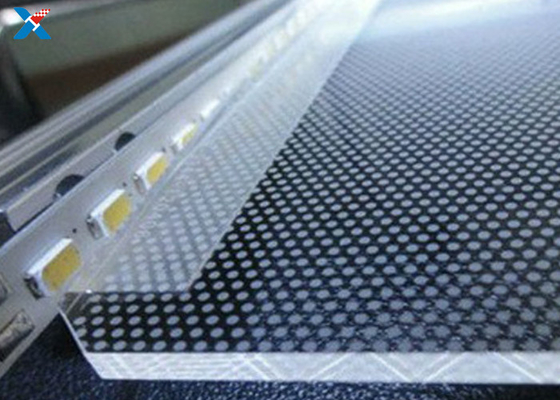 صفحه راهنمای نور اکریلیک شفاف 3 میلی متری صفحات نور LED سفارشی لبه روشن