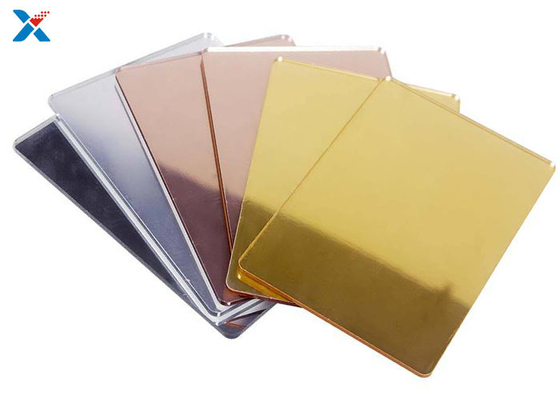 تخته های پلاستیکی Perspex ورق اکریلیک طلایی 3 میلی متری برای تزئین